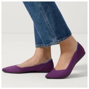 💜 Rothy’s The Point Flats – Violet | Size 7.5 💜